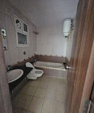 Bathroom in 2 BHK Apartment at Purva Palm Beach, Hennur Road – for Rent