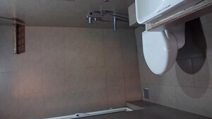 Bathroom in 2.5 BHK Apartment at Akshar Green World, Dighe – for Rent