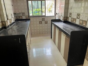 Kitchen in 1 BHK Apartment at Shah Complex 3, Sanpada – for Rent