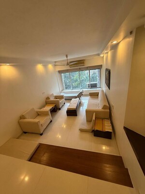 Living Room in 3 BHK Apartment at Ajmera Beverly Hills and Royal Empire, Andheri West – for Sale
