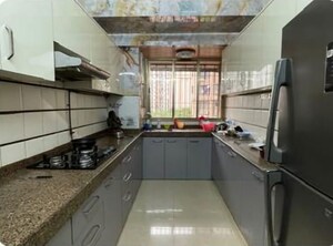 Kitchen in 3 BHK Apartment at Ajmera Beverly Hills and Royal Empire, Andheri West – for Sale