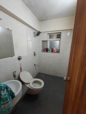 Bathroom in 3 BHK Apartment at Bholenath Chembur Castle, Chembur – for Rent