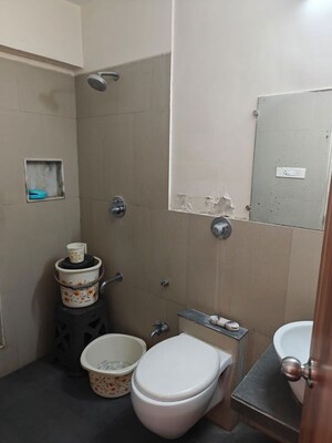 Bathroom in 3 BHK Apartment at Bholenath Chembur Castle, Chembur – for Rent