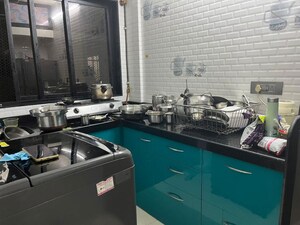 Kitchen in 1 BHK Apartment at Shah Complex 3, Sanpada – for Rent
