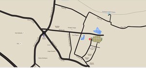 4 BHK Villa – Map Location View at Madhapur - for Sale