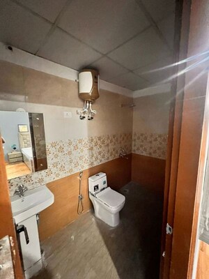 Bathroom in 2 BHK Builder Floor at Sushant Lok I – for Rent