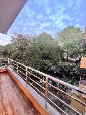 Balcony in 2 BHK Builder Floor at Sushant Lok I – for Rent