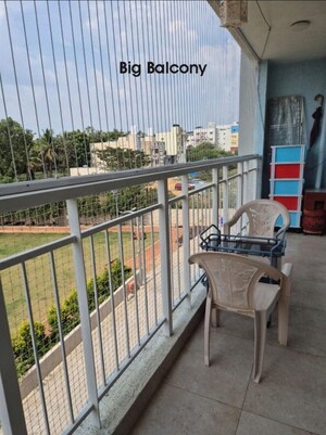 Balcony in 3 BHK Apartment at SJR Blue Waters, Off Sarjapur Road – for Sale