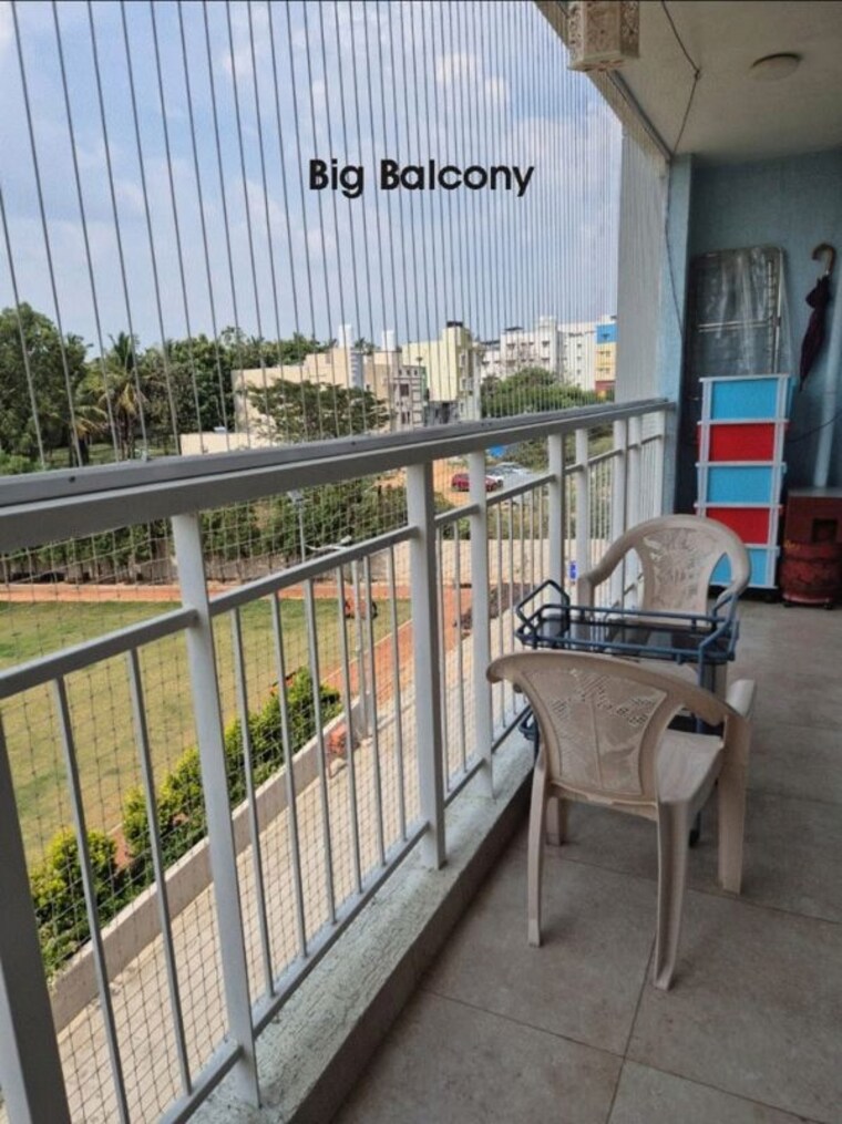 Balcony, sjr-blue-waters 3 Bedroom 1500 Sq.Ft. Apartment In Off Sarjapur Road Bangalore 10383271