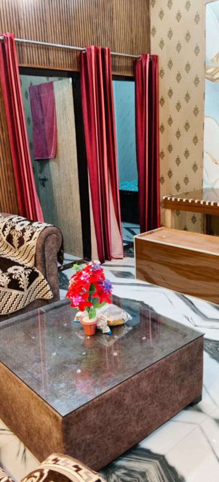 Bedroom, chaitanya vihar 2 Bedroom 950 Sq.Ft. Builder Floor In Chaitanya Vihar Vrindavan 10383498
