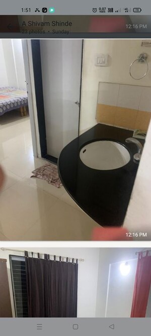 Bathroom in 2 BHK Apartment at Phadnis Sahil Serene, Baner – for Rent