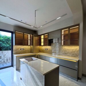 Kitchen in 3 BHK Builder Floor at New Industrial Township 5 – for Sale