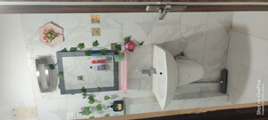 Bathroom in 3 BHK Apartment at KW Srishti Phase II, Raj Nagar Extension – for Rent