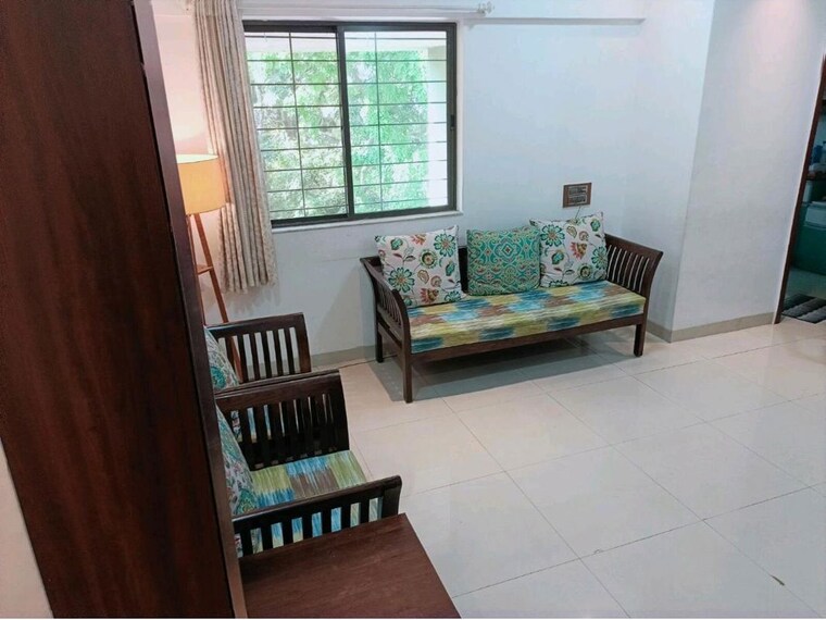 Living Room, amit-astonia 2 Bedroom 1000 Sq.Ft. Apartment In Baner Pune 10383577