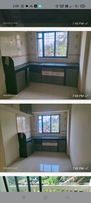 Kitchen in 2 BHK Apartment at Aawishkar Elegance Apartment, Baner – for Rent