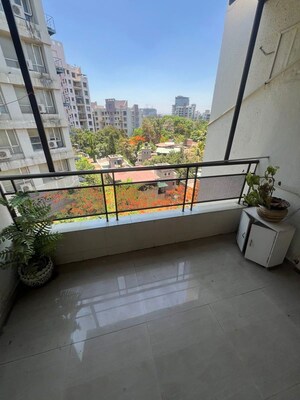 Balcony in 3 BHK Apartment at Atul Leela Garden, Kalyani Nagar – for Rent