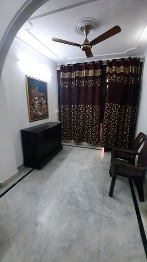 Living Room in 2 BHK Builder Floor at Anand Niketan – for Rent