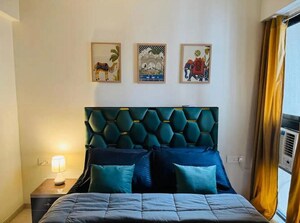 Bedroom in 1 BHK Apartment at Lodha Crown Quality Homes, Majiwada – for Rent