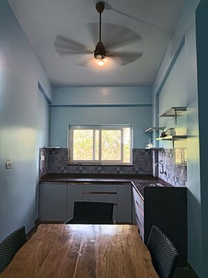 Kitchen in 1 BHK Apartment at Siolim – for Rent