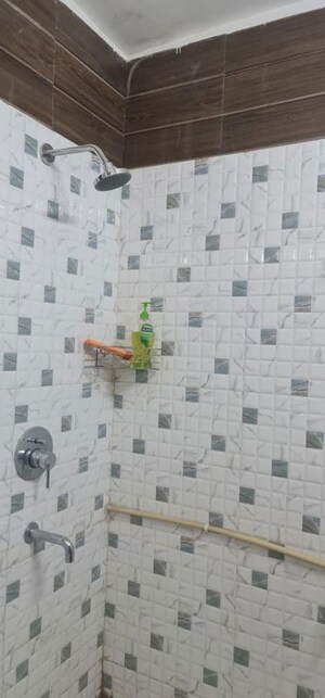 Bathroom in 3 BHK Builder Floor at Sushant Lok I – for Rent
