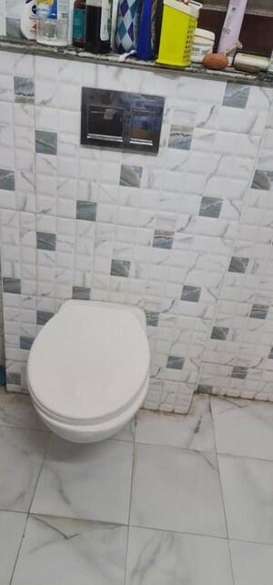 Bathroom in 3 BHK Builder Floor at Sushant Lok I – for Rent