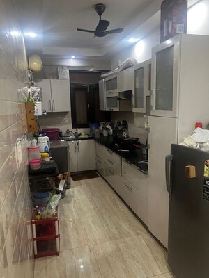 Kitchen in 3 BHK Builder Floor at Sushant Lok I – for Rent