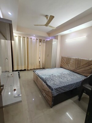 Bedroom in 3 BHK Builder Floor at Sushant Lok I – for Rent
