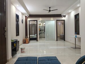 Living Room in 3 BHK Builder Floor at Sushant Lok I – for Rent