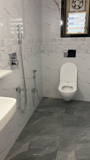 Bathroom in 3 BHK Apartment at Miramar – for Rent