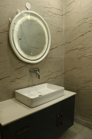 Bathroom in 3 BHK Builder Floor at Anand Niketan – for Rent