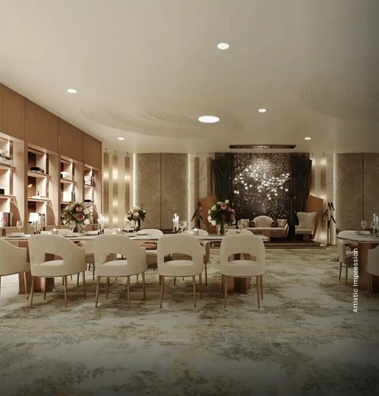 Dining area, m3m-mansion 4 Bedroom 2700 Sq.Ft. Apartment In Sector 113 Gurgaon 10383779
