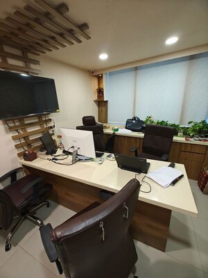 Team Area in  Office Space at Shivalik Shilp, Sanidhya – for Rent