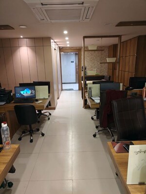 Team Area in  Office Space at Shivalik Shilp, Sanidhya – for Rent