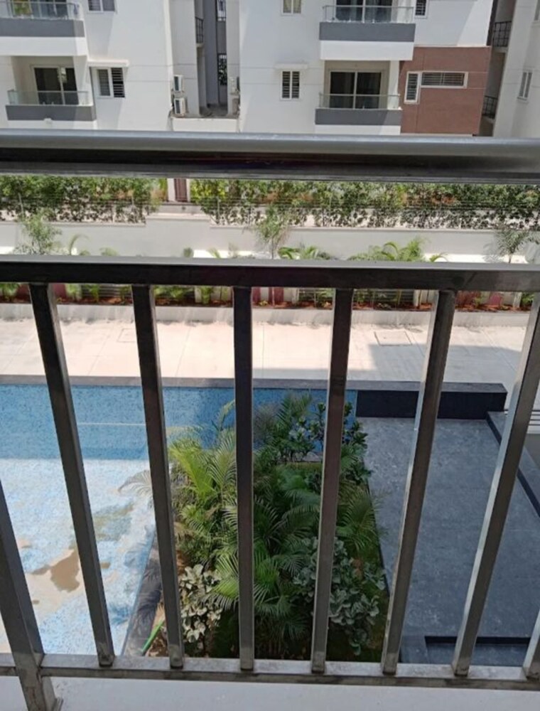 Balcony, akshaja-insignia 3 Bedroom 1800 Sq.Ft. Apartment In Narsingi Hyderabad 10383909
