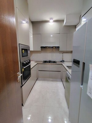 Kitchen in 3 BHK Apartment at Hiranandani ParK Clifton, Ghodbunder Road – for Rent