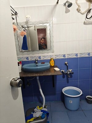 Bathroom in 2 BHK Apartment at Mahaveer Calyx, Bommanahalli – for Rent