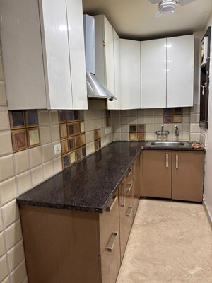 Kitchen in 3 BHK Builder Floor at Chanakyapuri – for Rent