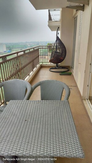 Balcony in 3 BHK Apartment at Affinity Greens, International Airport Road – for Rent