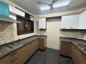 Kitchen in 3 BHK Builder Floor at Greater Kailash I – for Rent