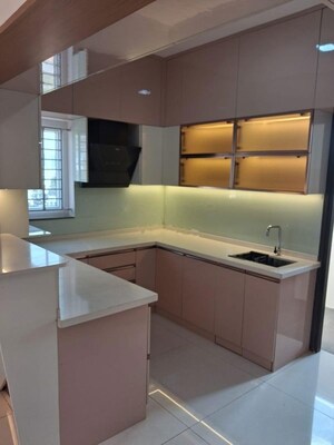 Kitchen in 3 BHK Apartment at Prestige Primrose Hills, Banashankari 6th Stage – for Rent