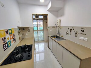 Kitchen in 2 BHK Apartment at Hiranandani Estate Barca, Ghodbunder Road – for Sale