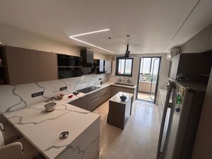 Kitchen in 4 BHK Builder Floor at Sector 9 Panchkula – for Rent