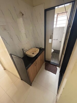 Bathroom in 1 BHK Apartment at Anand Apartment Bhusari Colony, Kothrud – for Rent