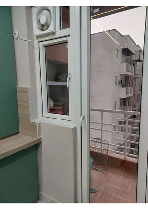 Bathroom in 3 BHK Apartment at Tulsiani Urban Woods, Sushant Golf City – for Rent