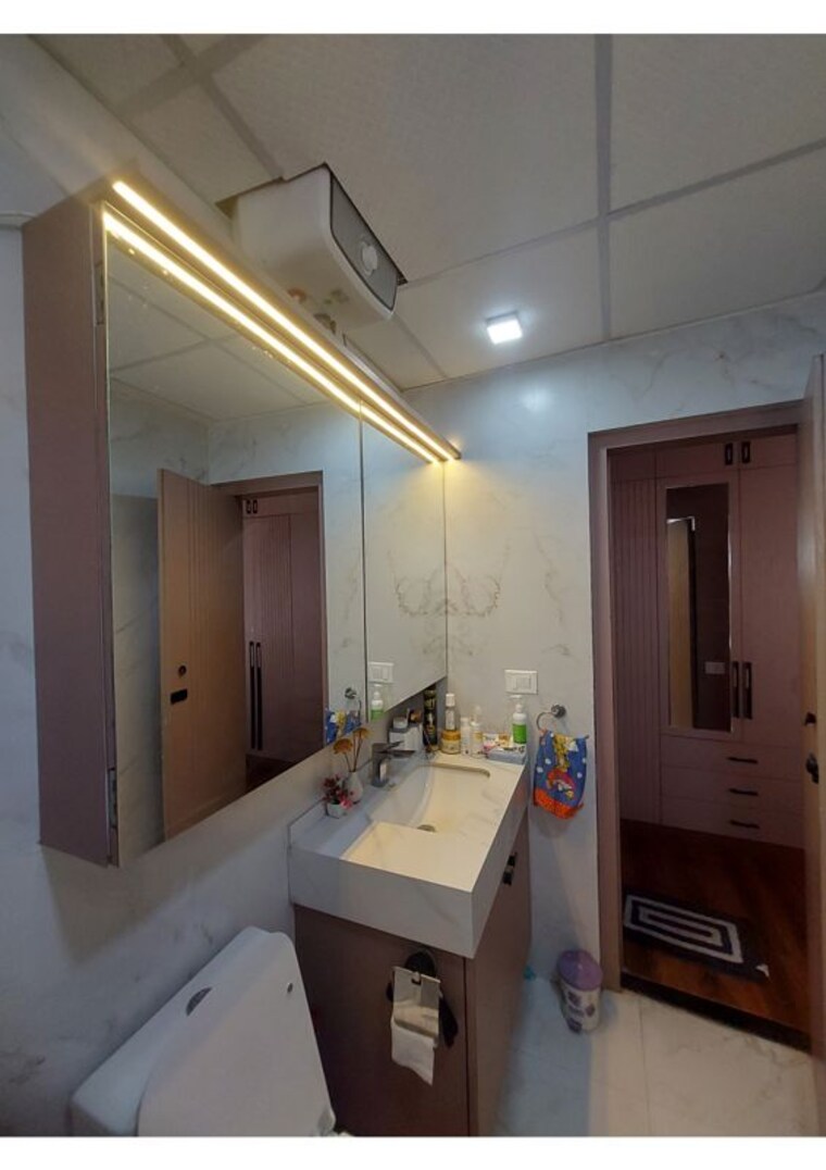 Kitchen, tulsiani-urban-woods 3 Bedroom 1600 Sq.Ft. Apartment In Sushant Golf City Lucknow 10384066