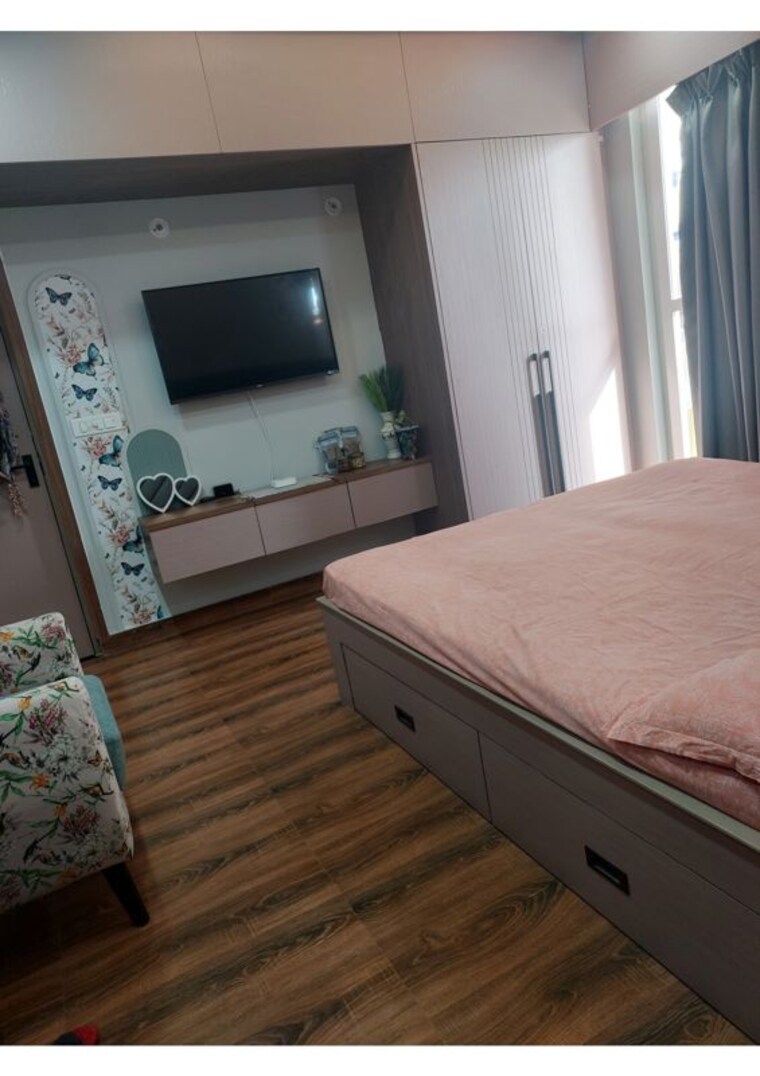 Bedroom, tulsiani-urban-woods 3 Bedroom 1600 Sq.Ft. Apartment In Sushant Golf City Lucknow 10384066