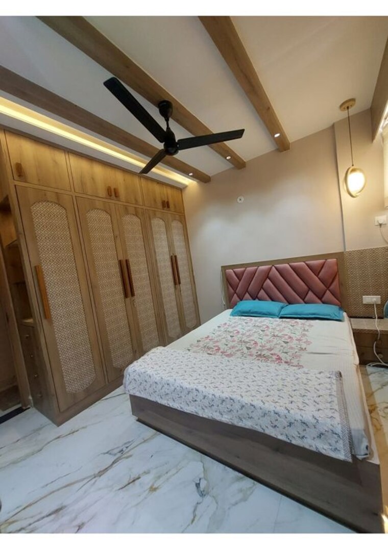 Bedroom, tulsiani-urban-woods 3 Bedroom 1600 Sq.Ft. Apartment In Sushant Golf City Lucknow 10384066