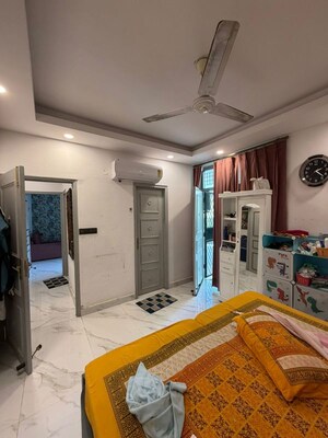 Bedroom in 3.5 BHK Builder Floor at Green Fields Colony – for Rent