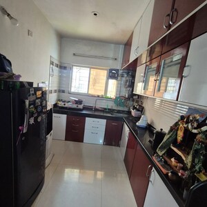 Kitchen in 3 BHK Apartment at GK Rose Icon, Pimple Saudagar – for Rent