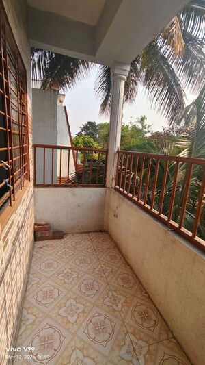 Balcony in 1 RK Independent House at Walhekarwadi – for Rent